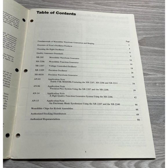 Exar Product Guide Applications and Function Generator Data Books Vintage 1970s - Picture 2 of 12